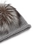 Detail View - Click To Enlarge - INVERNI - Pom Pom Cashmere Knit Beanie