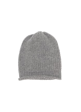 Figure View - Click To Enlarge - INVERNI - Pom Pom Cashmere Knit Beanie