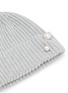 Detail View - Click To Enlarge - INVERNI - Faux Pearl Embellished Cashmere Knit Beanie