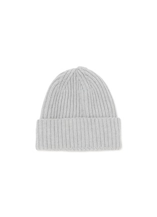 Figure View - Click To Enlarge - INVERNI - Faux Pearl Embellished Cashmere Knit Beanie