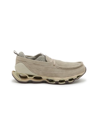 Main View - Click To Enlarge - MIZUNO - Wave Prophecy Moc Suede Men's Moccasins