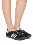 Figure View - Click To Enlarge - ADIDAS - x Wales Bonner Karintha Lo Satin Women's Sneakers