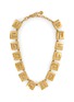 LANE CRAWFORD VINTAGE ACCESSORIES 1980's Gold Toned G Logo Necklace