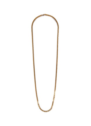 Main View - Click To Enlarge - LANE CRAWFORD VINTAGE ACCESSORIES - 1960's Gold Toned Chain Necklace