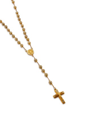 Detail View - Click To Enlarge - LANE CRAWFORD VINTAGE ACCESSORIES - 1950's Gold Toned Crystal Necklace