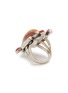 Figure View - Click To Enlarge - LANE CRAWFORD VINTAGE ACCESSORIES - 1940's Silver Toned Shell Turtle Rings