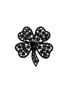 LANE CRAWFORD VINTAGE ACCESSORIES 1940's Clover Crystal Brooch