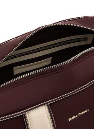 Detail View - Click To Enlarge - ADIDAS - X Wales Bonner Medium Leather Bowling Bag