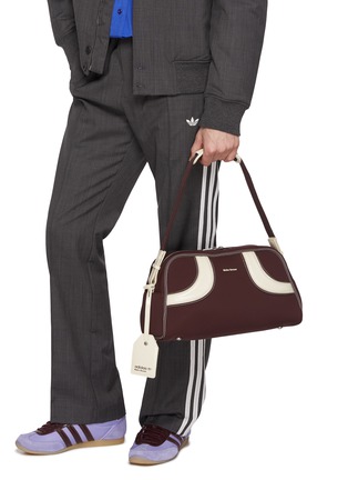 Figure View - Click To Enlarge - ADIDAS - X Wales Bonner Medium Leather Bowling Bag