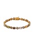 LANE CRAWFORD VINTAGE ACCESSORIES Gold Toned Sterling Gem Stone Bracelet