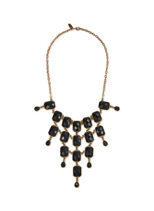 Main View - Click To Enlarge - LANE CRAWFORD VINTAGE ACCESSORIES - 1980's Gold Toned Necklace