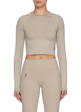 Main View - Click To Enlarge - ON - Studio Long-T Crop T-Shirt