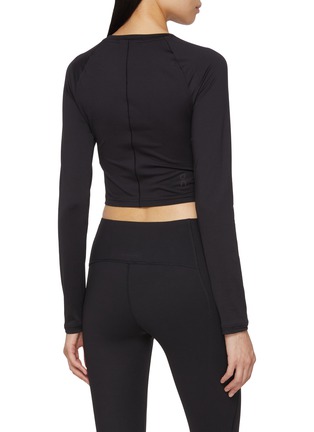 Back View - Click To Enlarge - ON - Studio Long Sleeve Crop Top