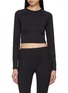 Main View - Click To Enlarge - ON - Studio Long Sleeve Crop Top