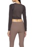 Back View - Click To Enlarge - ON - Studio Long Sleeve Knit Crop Top