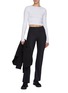 Figure View - Click To Enlarge - ON - Studio Long-T Crop T-Shirt
