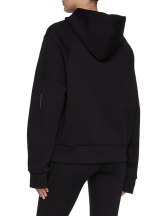 Back View - Click To Enlarge - ON - Focus Tech Zip Hoodie