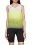 Main View - Click To Enlarge - ON - Pleated Back Race Singlet Tank