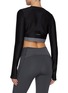 Back View - Click To Enlarge - ON - Train Long Sleeve Cropped Top