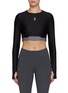 Main View - Click To Enlarge - ON - Train Long Sleeve Cropped Top