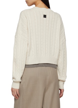 Back View - Click To Enlarge - LOEWE - Square Art Knit Sweater