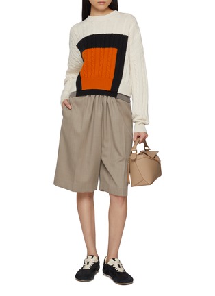 Figure View - Click To Enlarge - LOEWE - Square Art Knit Sweater