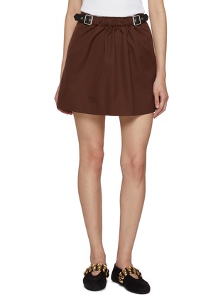 Main View - Click To Enlarge - LOEWE - Belted Mini Skirt
