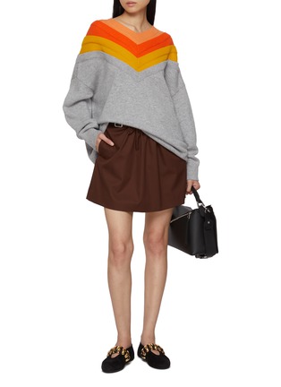 Figure View - Click To Enlarge - LOEWE - Belted Mini Skirt