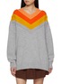 Main View - Click To Enlarge - LOEWE - Three Collar V-Neck Knit Sweater