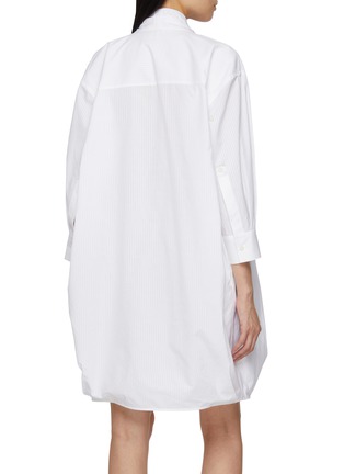 Back View - Click To Enlarge - LOEWE - Draped Shirt Dress