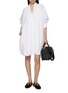 Figure View - Click To Enlarge - LOEWE - Draped Shirt Dress