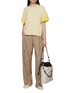 Figure View - Click To Enlarge - LOEWE - Hybrid Cotton Silk T-Shirt