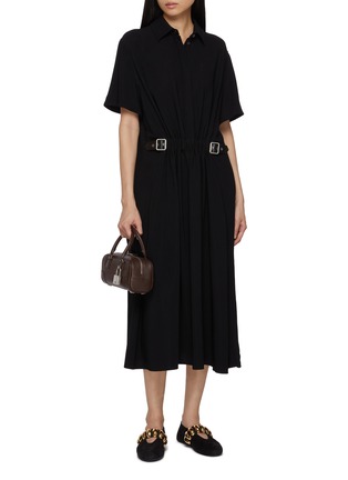 Figure View - Click To Enlarge - LOEWE - Belted Midi Dress