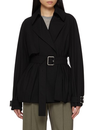 Main View - Click To Enlarge - LOEWE - Belted Balloon Trench Coat