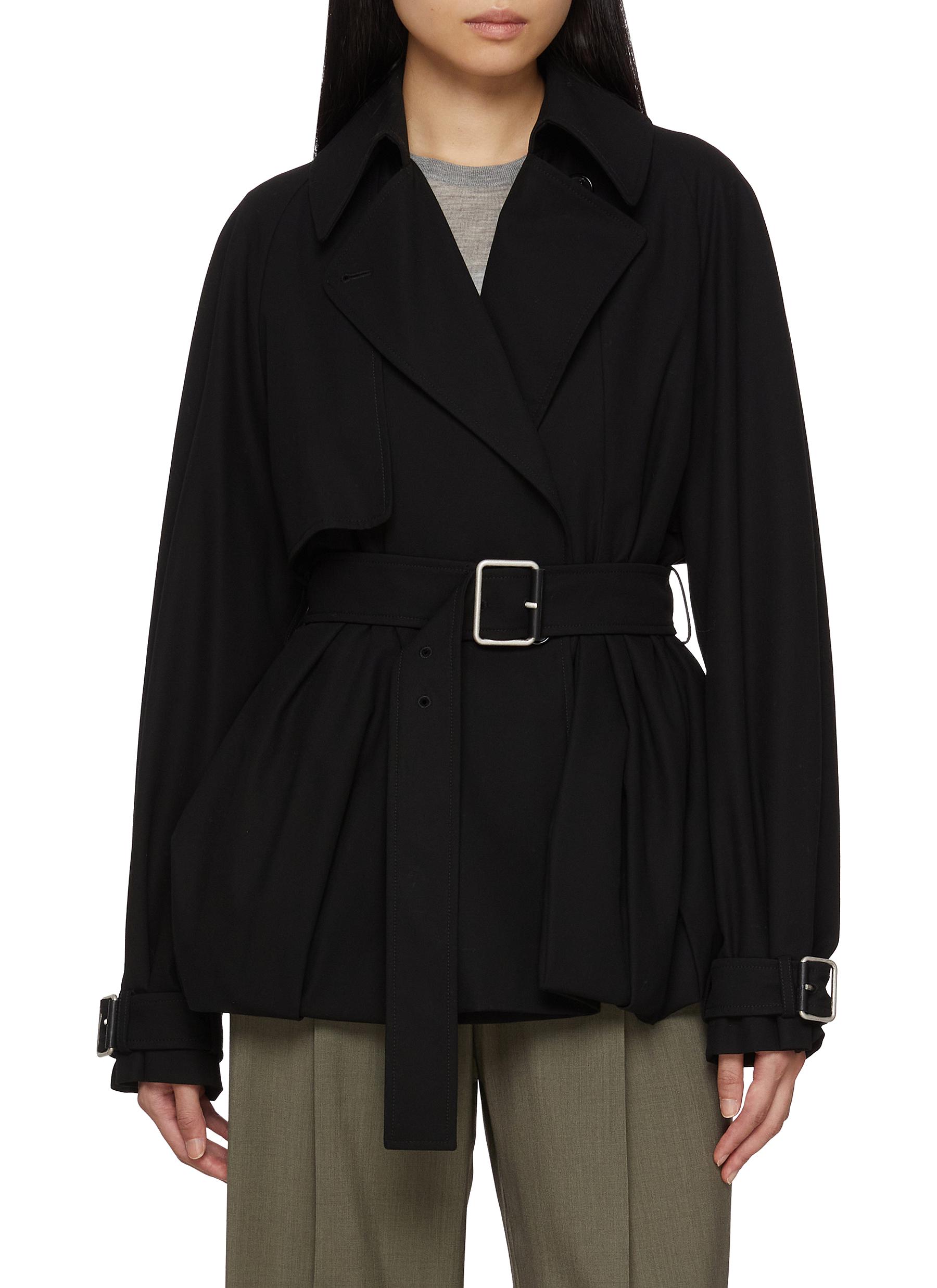 L'AUBE BLANC ローブブランWide belt Trench coat Wide belt Trench coat – L'AUBE BLANC