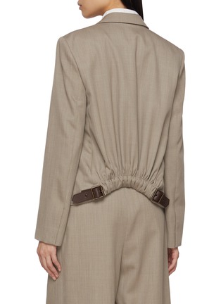 Back View - Click To Enlarge - LOEWE - Belted Back Single Breasted Blazer