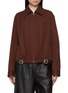 Main View - Click To Enlarge - LOEWE - Belted Cotton Silk Jacket