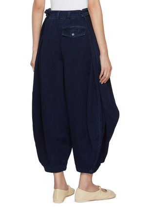 Back View - Click To Enlarge - LOEWE - Draped Denim Jeans