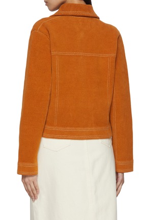 Back View - Click To Enlarge - BARRIE - Suede Effect Jacket