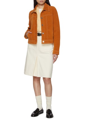 Figure View - Click To Enlarge - BARRIE - Suede Effect Jacket