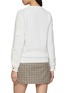Back View - Click To Enlarge - BARRIE - Woven Ribbon Wool Cardigan