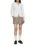 Figure View - Click To Enlarge - BARRIE - Woven Ribbon Wool Cardigan