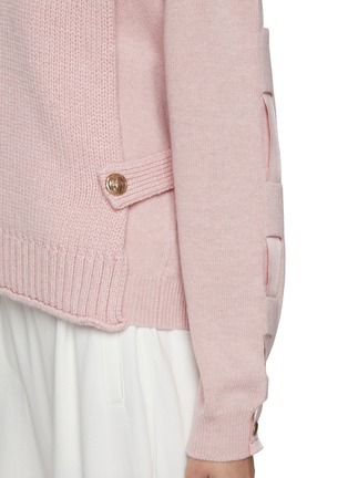  - BARRIE - Sleeveless Turtleneck Cashmere Knit Top