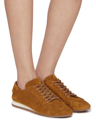 Figure View - Click To Enlarge - PEDRO GARCÍA - Celin Suede Women's Sneakers