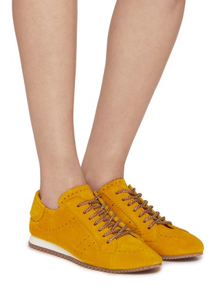Figure View - Click To Enlarge - PEDRO GARCÍA - Celin Suede Women's Sneakers