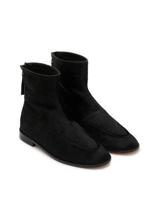 Detail View - Click To Enlarge - HEREU - Juliol Calf Hair Leather Boots