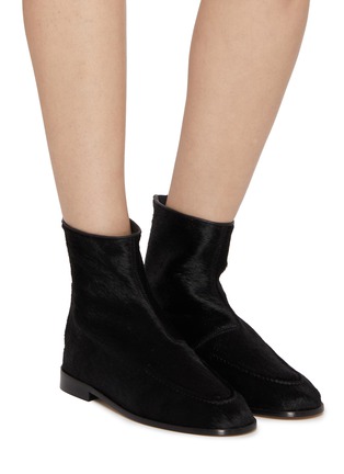 Figure View - Click To Enlarge - HEREU - Juliol Calf Hair Leather Boots