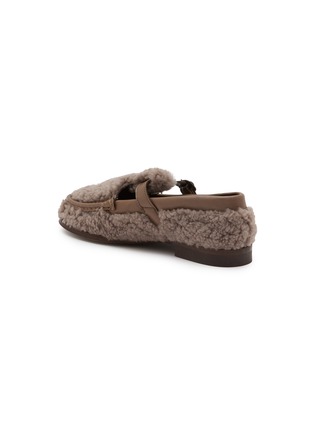  - HEREU - Alber Shearling T-Bar Loafers