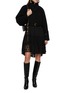 Figure View - Click To Enlarge - CHLOÉ - Stand Collar Belted Hem Wool Jacket