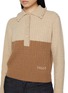  - CHLOÉ - Collared Wool Cashmere Cable Knit Sweater